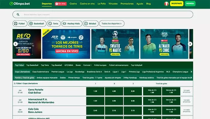 Apuestas online con la casa de apuestas Olimpo Bet: ventajas y
                                                características